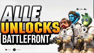 »ALLE Freischaltungen«  Waffen Skins Sternkarten in Star Wars Battlefront Gameplay [upl. by Suoilenroc]