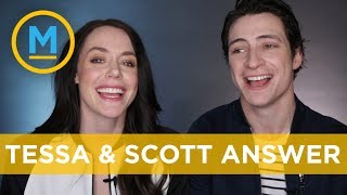 Scott Moir and Tessa Virtue answer the internets most burning questions  Your Morning [upl. by Claresta234]