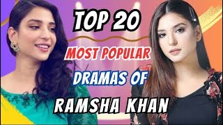 Ramsha Khan Mega Hit Dramas  Ramsha Khan Drama List  Pakistani Actress  Best Pakistani Dramas [upl. by Giamo]