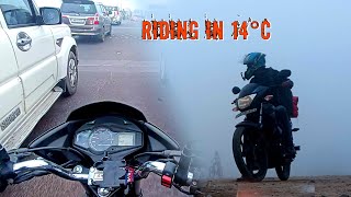 Riding in 14°C  Way to Patna travel Vlog [upl. by Bartholomew]