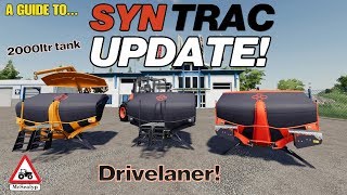 MOD UPDATE SYNTRAC DriveLaner Farming Simulator 19 PS4 Review Modhub [upl. by Daitzman]