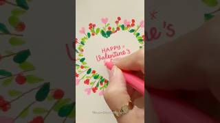 Tutorial Valentine Card Idea 2024 🎉 short nhuandaocalligraphy valentinecard greetingcard [upl. by Kuhlman422]