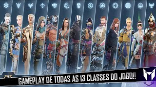 Skyforge Todas as 13 classes do jogo [upl. by Eamon117]