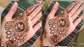 beautiful heena design😍 mehndi subscribe [upl. by Peltz]