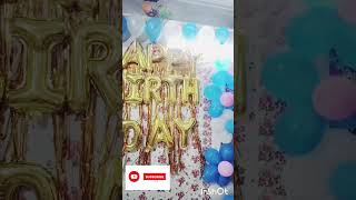 Cheler birthday decoration ar kajshortsvideoviralshortyoutubeshorts [upl. by Lily]