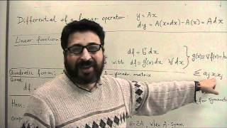 Lecture 23 Derivatives of multivariate functions Gradient and Hessian [upl. by Pepita]