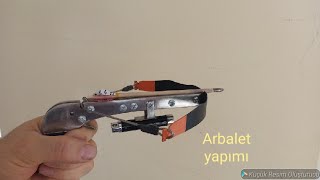 Yay silah yapımı making bow from saw gun [upl. by Stiles]