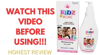 Honest Review On Kidz amp More Organic Fair Active lotionKids amp Teens Lotion [upl. by Syned]