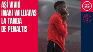 Nervios lágrimas y euforia ¡así vivió Iñaki Williams la tanda de penaltis [upl. by Asseret]