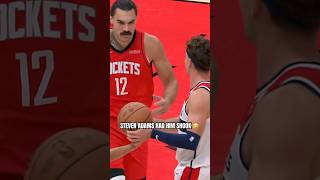 Corey Kispert’s reaction to Steven Adams running at him 💀 [upl. by Nahsez452]