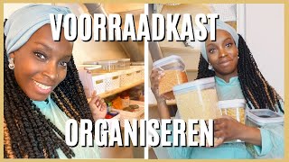 VOORRAADKAST ORGANISEREN TIPS voor het OPRUIMEN van je TRAPKAST  THE MILLENNIALMOM [upl. by Aluap]