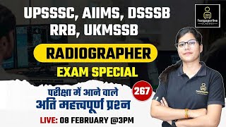 UPSSSC  RRB AIIMS DSSSB Radiographer Classes  UKMSSB XRay Technician Classes 267  DRT Classes [upl. by Poyssick]