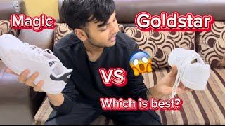 GOLDSTAR VS MAGIC WHITE SNEAKERS  WHICH SNEAKERS ARE BEST  SNEAKERS HUNT IN NEPAL  ONLY 999😱 [upl. by Nareht]