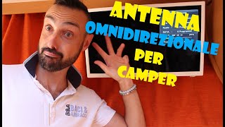 Antenna omnidirezionale per Camper oltre 400 canali 💫 [upl. by Serdna]