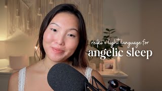 ASMR open your angel wings 🪽✨ soft spoken light language with lullabies [upl. by Simpkins]