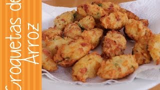 CROQUETAS ARROZ  Comidas Que Comi [upl. by Dlonra238]