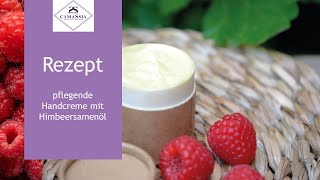 DIY Natürliche Handcreme selber machen mit Himbersamenöl pflegend und feuchtigkeitsspendend [upl. by Adnirb]