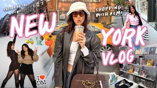 NYC Travel Vlog Exploring the City Shopping and Podcasts [upl. by Nnylatsyrk]