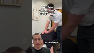 Back Pain Chiropractor Manipulation chiropratic backpain [upl. by Alenas]