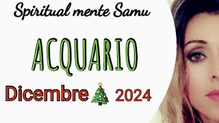 ACQUARIO ♒ Dicembre 2024 previsioni 🔮 Tarocchi 🔮 [upl. by Roosnam]