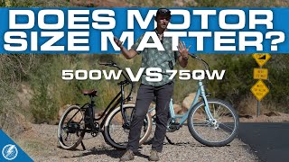 500W VS 750W Ebike Motors  Does Wattage Matter On Hills [upl. by Stoll]