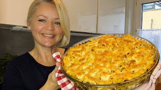 Leckerer Nudelauflauf mit Hackfleisch cremig und megalecker Familie ❤️ das über alles [upl. by Dorej]