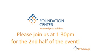 The Future of Philanthropy Thriving in a World of Change  Morning Sessions [upl. by Pattani]