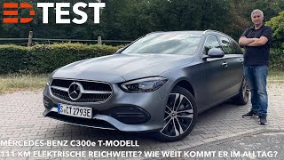 MercedesBenz C300e Kurztest  So weit kommt er rein elektrisch  so lädt er  Electric Drive [upl. by Spoor]