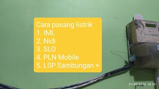 Cara pasang listrik PLN buat pemula [upl. by Man]