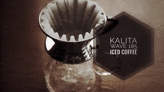 Kalita wave 185 Iced Coffee [upl. by Resor882]