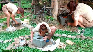 The girl who makes a wood stove from a cardboard box [upl. by Salohcin]