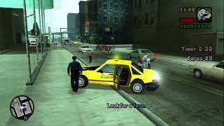 Grand Theft Auto Liberty City Stories Taxi Driver Playstation 2 [upl. by Carrol229]