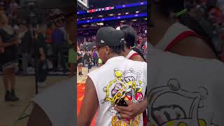 Toosii Meets And Greets WNBA Player At AllStar Game [upl. by Goto]