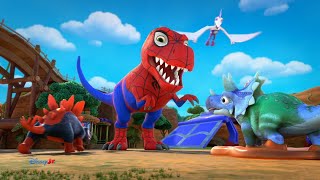 Spidey And His Amazing Friends  Go DinoWebs Go EXCLUSIVE CLIP [upl. by Anitnerolf317]