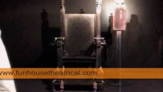 Halloween Electric Chair Torture Animatronic Props [upl. by Aciram]