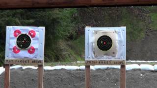 SampW MampP Shield 9mm vs Kahr CW9 Accuracy Comparison [upl. by Fergus]