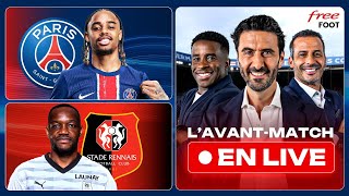 REPLAY PSG  Rennes  Vivez l’avant match au stade avec Free FOOT  Alexandre Ruiz [upl. by Nirik]