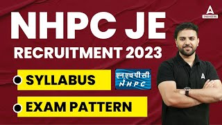 NHPC JE Syllabus 2023  NHPC JE SYLLABUS amp EXAM PATTERN 2023 [upl. by Comfort235]