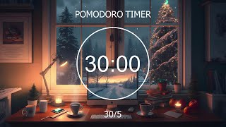 305 Pomodoro Timer ☕️ Early Morning Study Session 🌃  Lofi Mix  Cozy Room 🌃Focus Station [upl. by Lladnor]