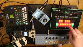 Roland Aira Tb3  SonicWare Smpltrek  Critter amp Guitari Organelle M  Musical Performance 14 Maniac [upl. by Abbey]