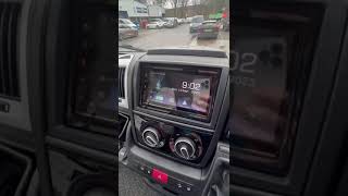 Motorhome Fiat Ducato Gets Wireless CarPlay Android Auto DMX7722DABS [upl. by Olav840]