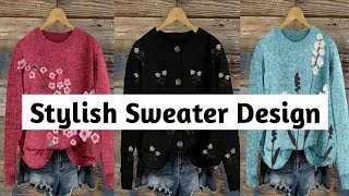 Stylish Sweater For Winter  Winter Special Sweater Design  Sweater Design Ideas [upl. by Nitsoj443]