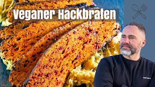 Veganer Hackbraten vom Feinsten Den Küchenklassiker quotFalscher Hasequot rein pflanzlich zubereitet [upl. by Benoit]