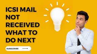 ICS MAIL NOT RECEIVED REGARDING CSEET JANUARY 2024 EXAM RESULT WHAT TO DO NEXT [upl. by Hannavas]