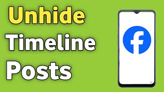 Facebook Timeline me Post Unhide Kaise Kare  How to Unhide Posts From Facebook Timeline [upl. by Rodmun]