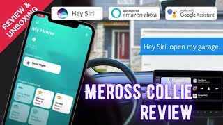 Meross Collie Review Smart WiFi Garage DoorControl up to 3 Garage Doors with Siri Alexa amp Google [upl. by Egedan986]