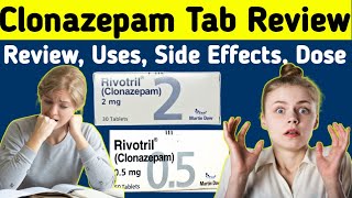 Clonazepam Tablets ip 05 mg 2 mg uses in hindi  Review Rvotril 05 mg  Uses Side Effects Dose [upl. by Adnawyek]