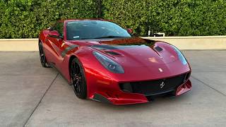 Rosso Fuoco Ferrari F12 TDF [upl. by Cullie586]