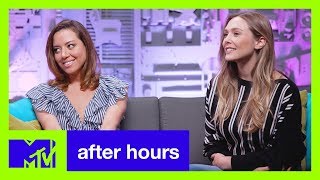 Aubrey Plaza amp Elizabeth Olsen of Ingrid Goes West Get Trapped  After Hours  MTV [upl. by Flemings]