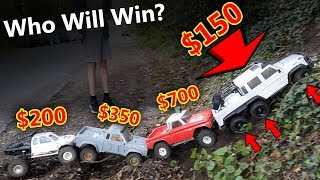 6x6 Dirt Cheap RC Crawler VS Expensive Cars [upl. by Ellis]